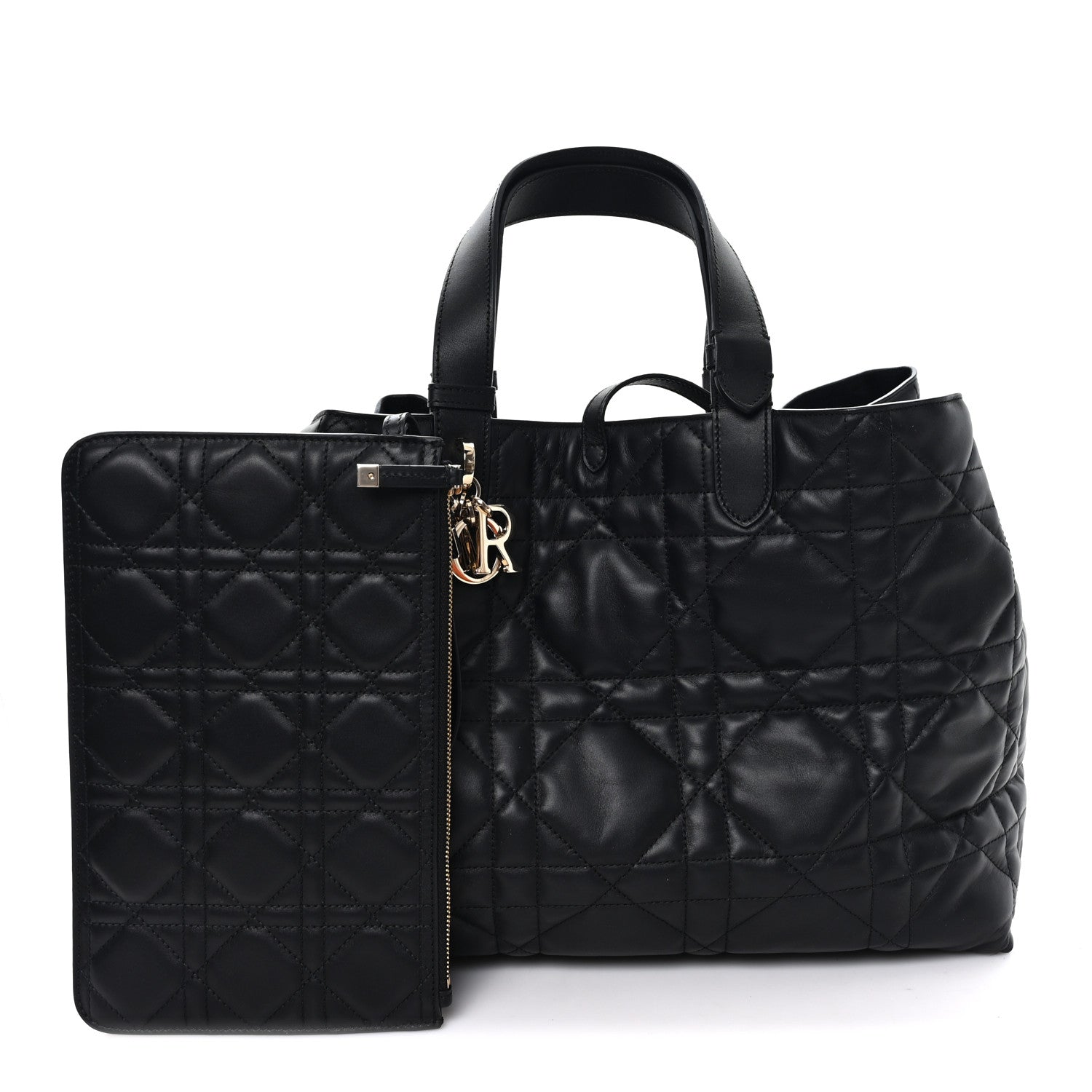 Christian Dior Calfskin Macrocannage Large Toujours Black 12 of 12