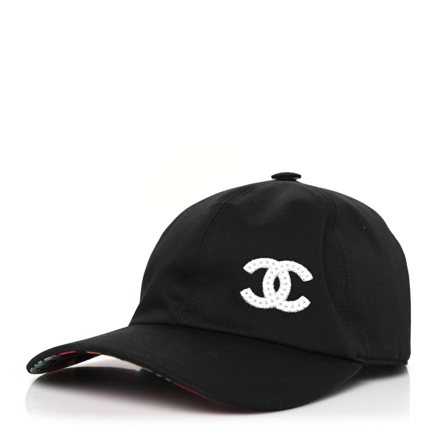 Chanel Cotton CC Cap Hat Black 1 of 7