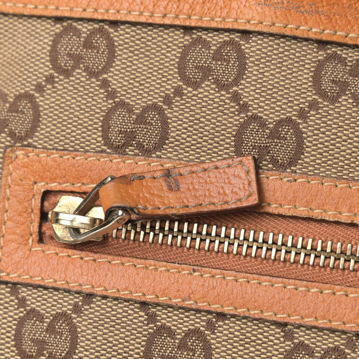 Monogram Abbey D Ring Tote Tan