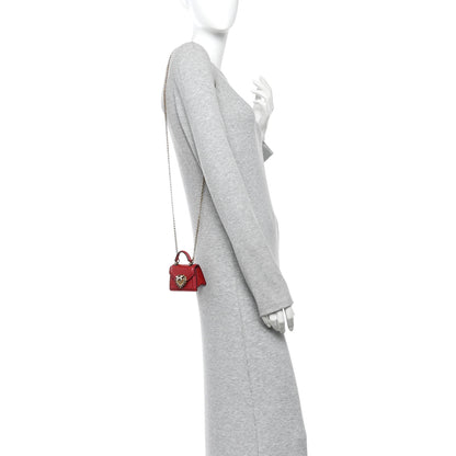 Dolce & Gabbana Nappa Micro Devotion Envelope Top Handle Bag Red 2 of 10