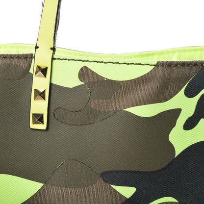 Valentino Garavani Canvas Camouflage Rockstud Reversible Tote Multicolor 23 of 33