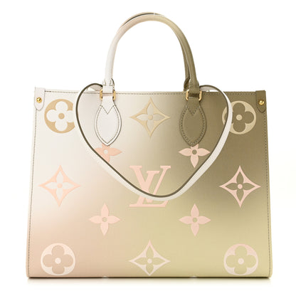 Louis Vuitton Monogram Giant Spring In The City OnTheGo MM Sunset Kaki 1 of 9