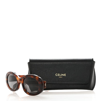 Celine Acetate Triomphe 01 Sunglasses CL 40194U Tortoise 7 of 7