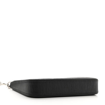 Louis Vuitton Epi Easy Pouch On Strap Black 4 of 9