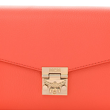 MCM Calfskin Medium Millie Crossbody Bag Hot Coral 8 of 10