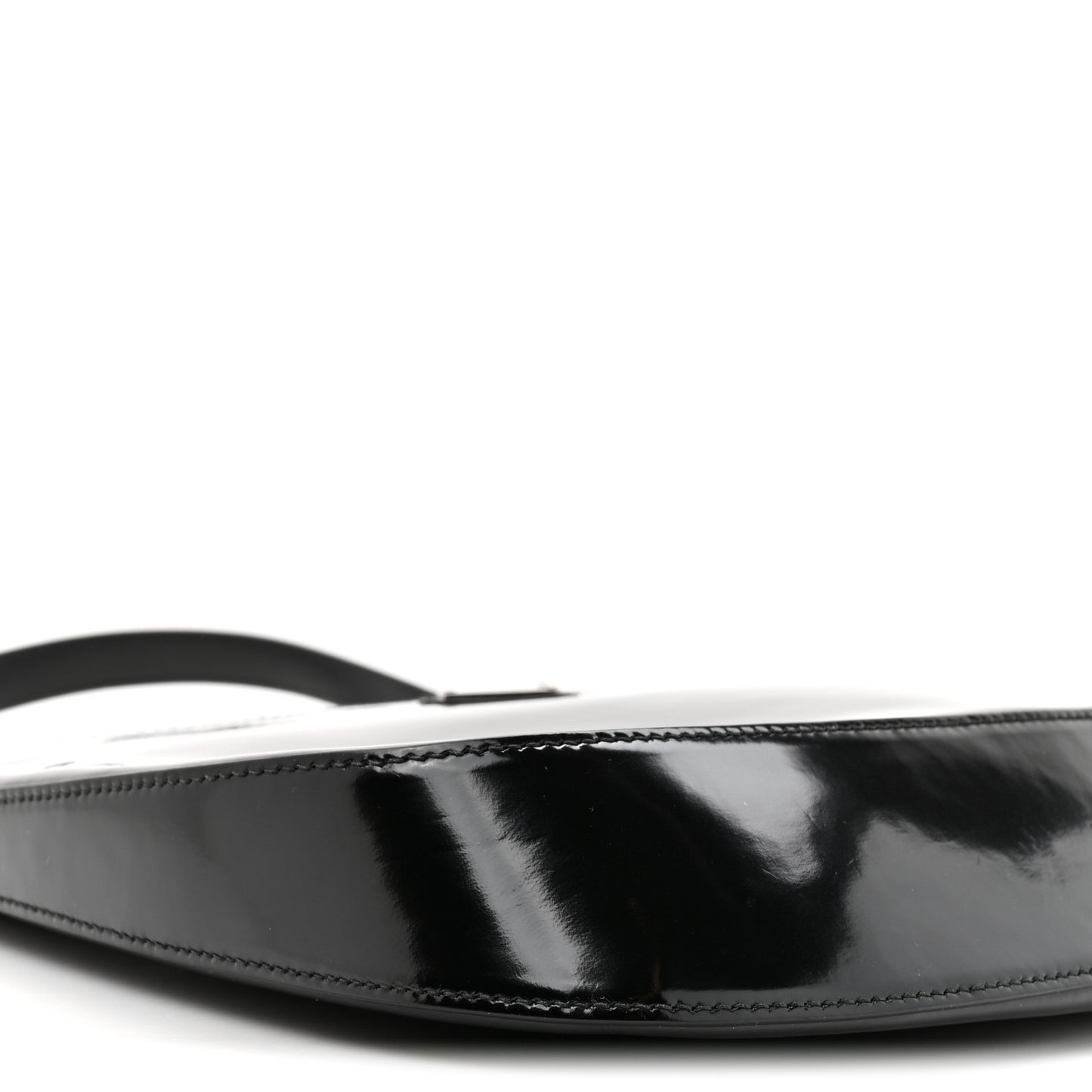 Spazzolato Cleo Shoulder Bag Black