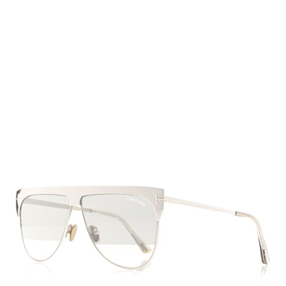 Tom Ford Gold Plated West Sunglasses TF706 Silver 1 of 8