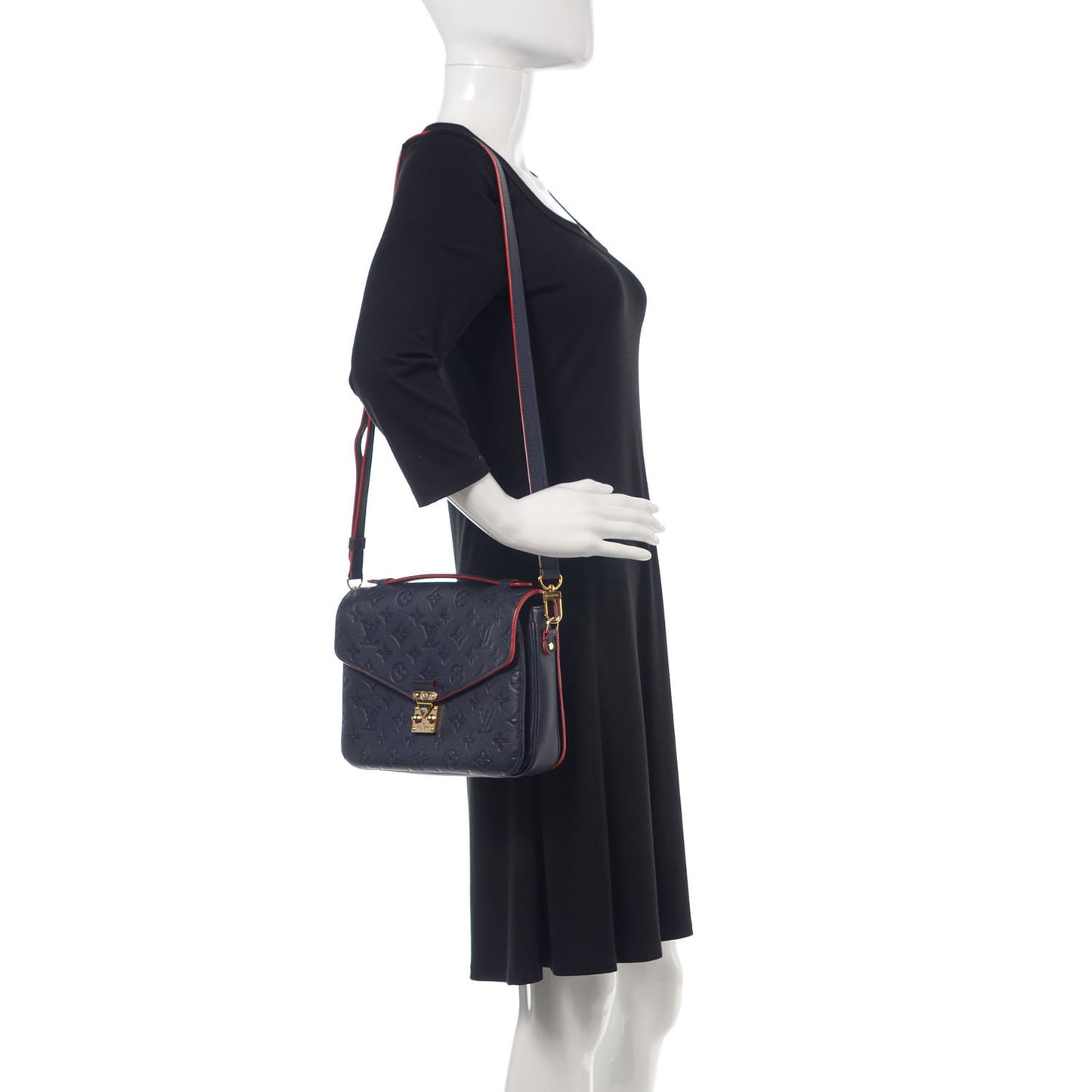Empreinte Pochette Metis Marine Rouge