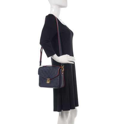 Louis Vuitton Empreinte Pochette Metis Marine Rouge 2 of 9