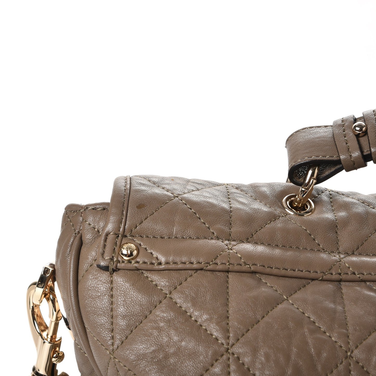 Nappa Quilted Oversized Tillie Satchel Birds Nest