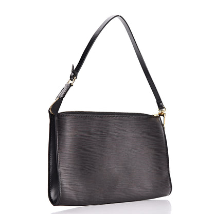 Louis Vuitton Epi Pochette Accessories 24 Black 3 of 9