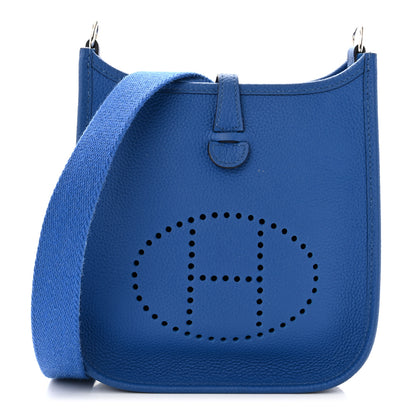 Hermes Taurillon Clemence Evelyne TPM Bleu France 1 of 11