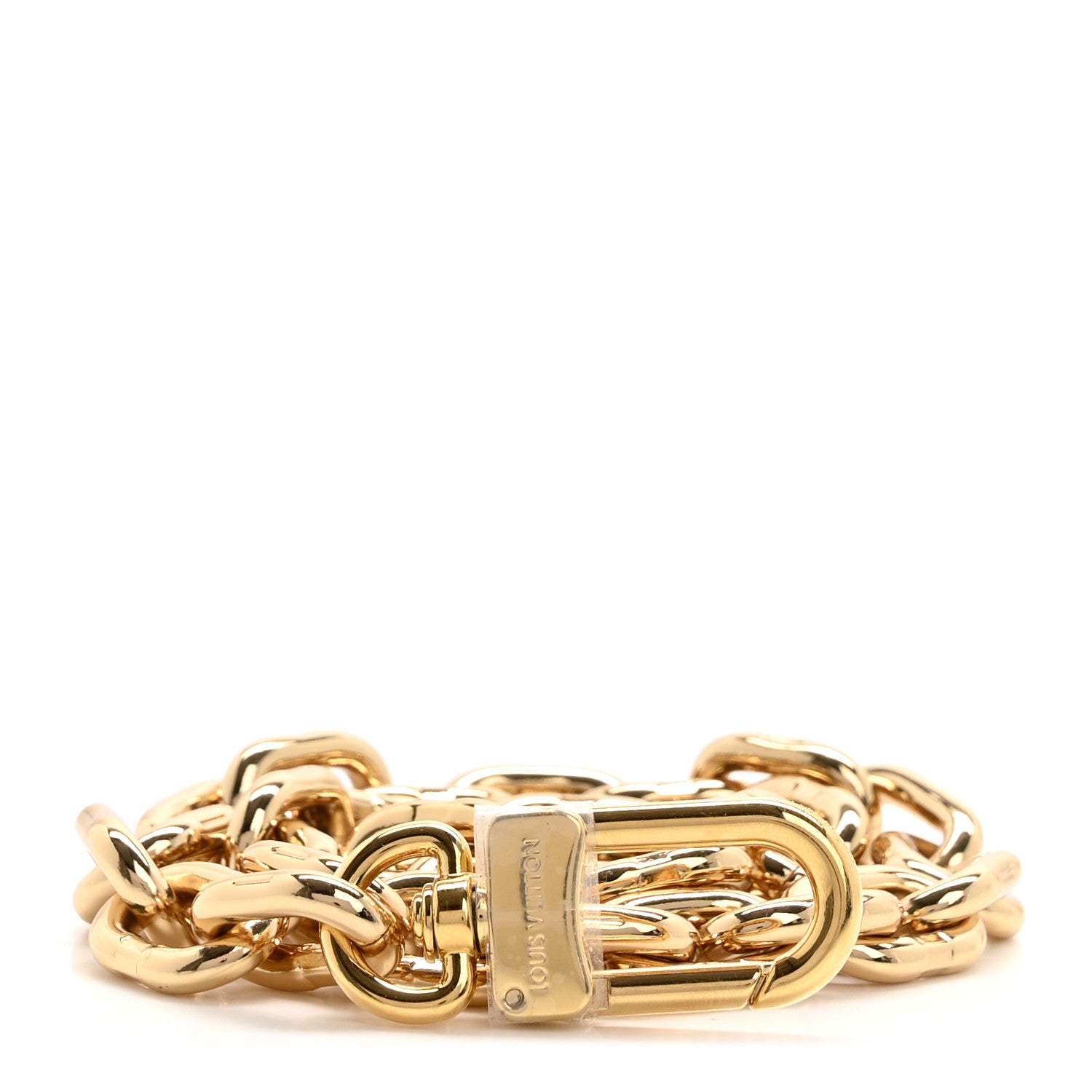 Louis Vuitton Metal Pochette Accessories Chain Strap Gold 1 of 3