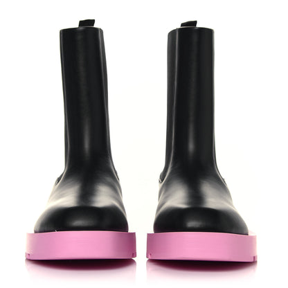 Givenchy Calfskin Squared Ankle Boots 40 Black Pink 2 of 10