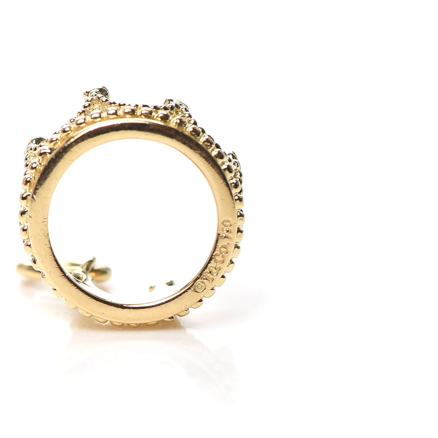 Tiffany 18K Yellow Gold Crown Charm 3 of 3