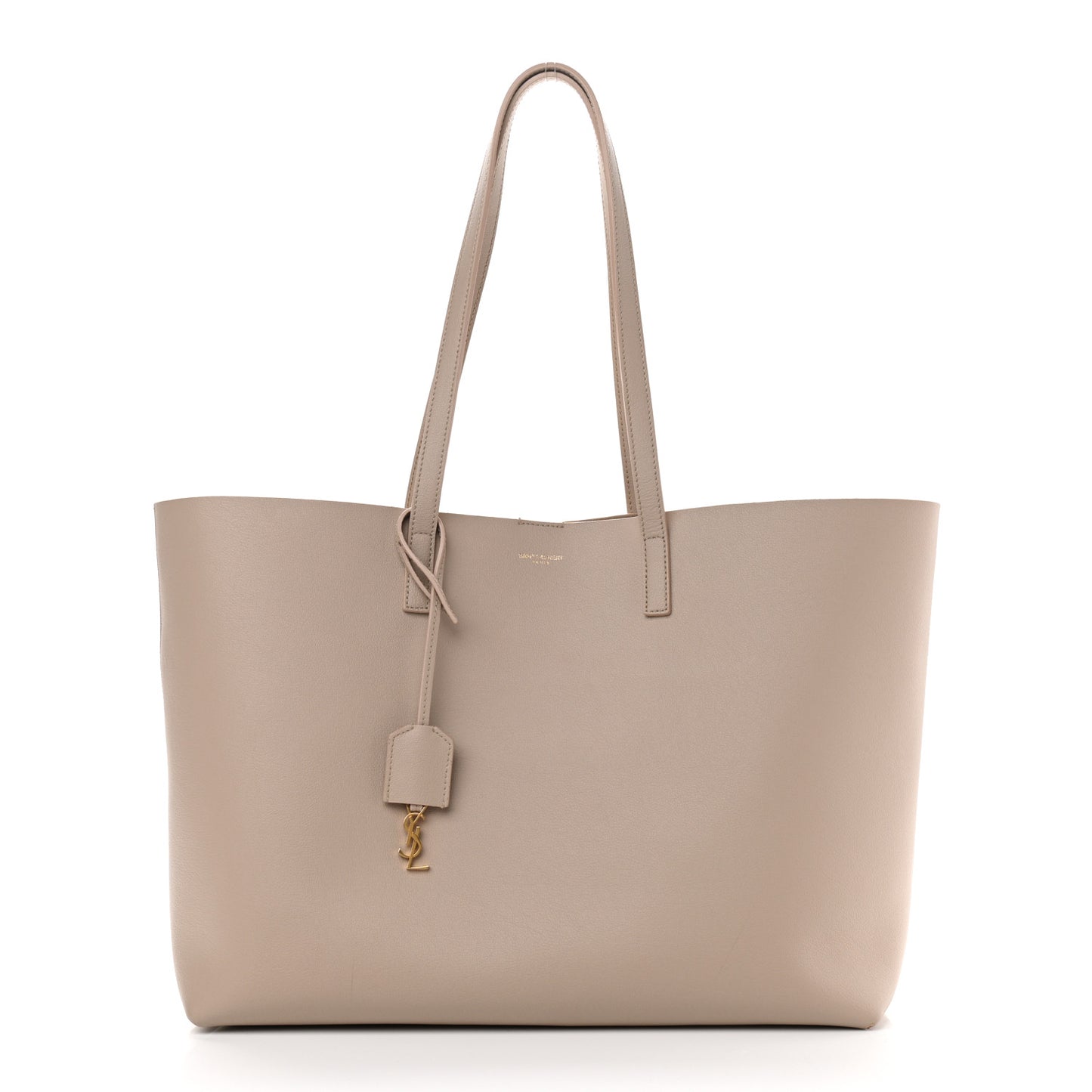 Calfskin Large Shopping Tote Natural