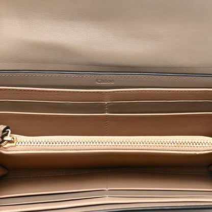 Chloe Suede Calfskin Faye Wallet Motty Grey 5 of 8