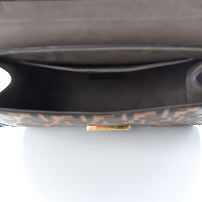 Fendi Vitello Century F is Fendi FF Embossed Kan I Shoulder Bag Orzo Tobacco 5 of 14