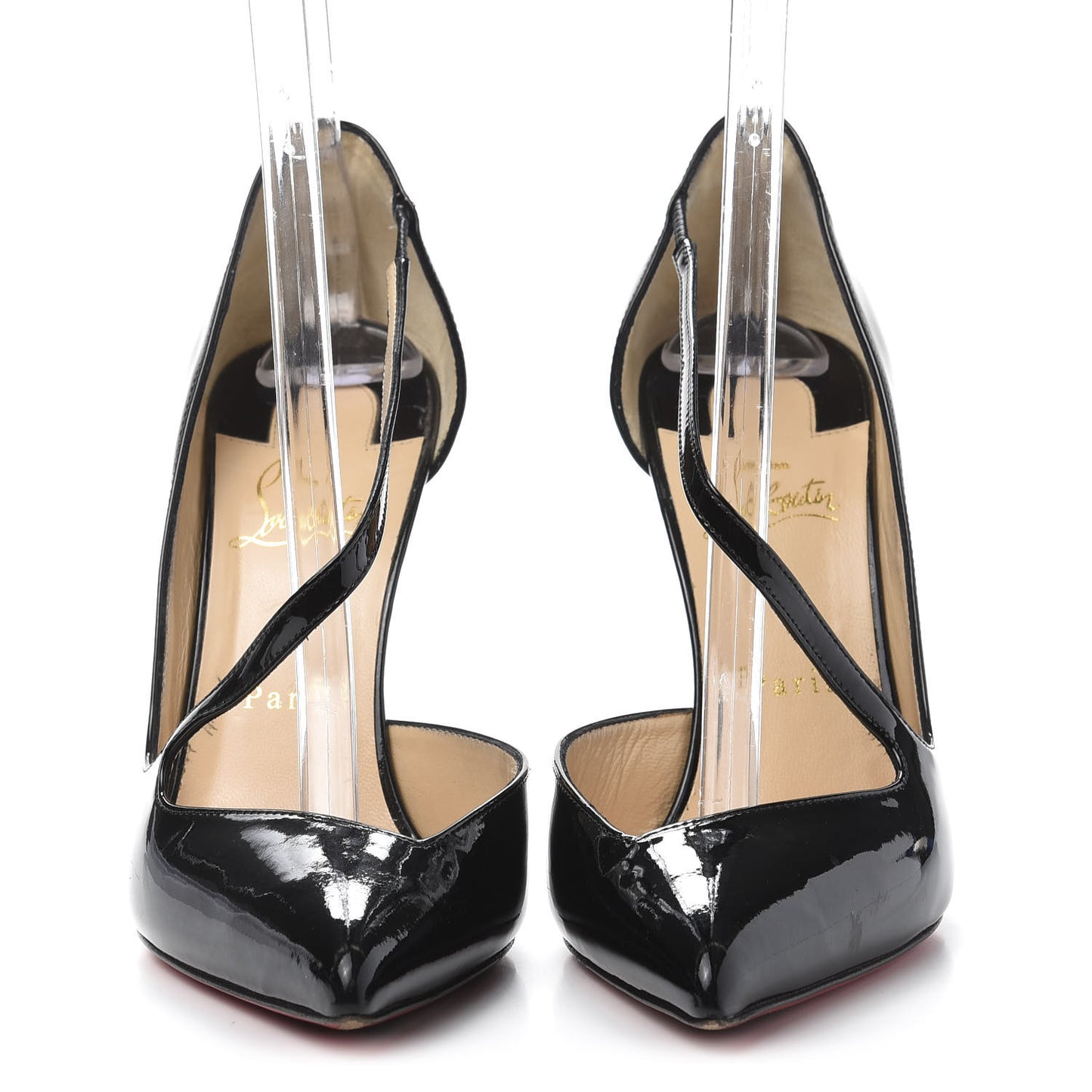 Patent Shiny Nappa Crissos Pumps 40 Black