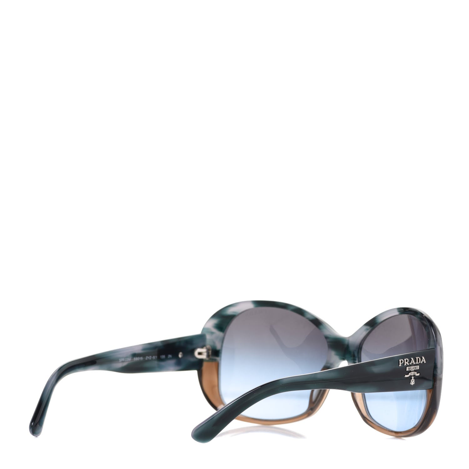 Prada Sunglasses SPR 03M Turquoise Azur 4 of 6