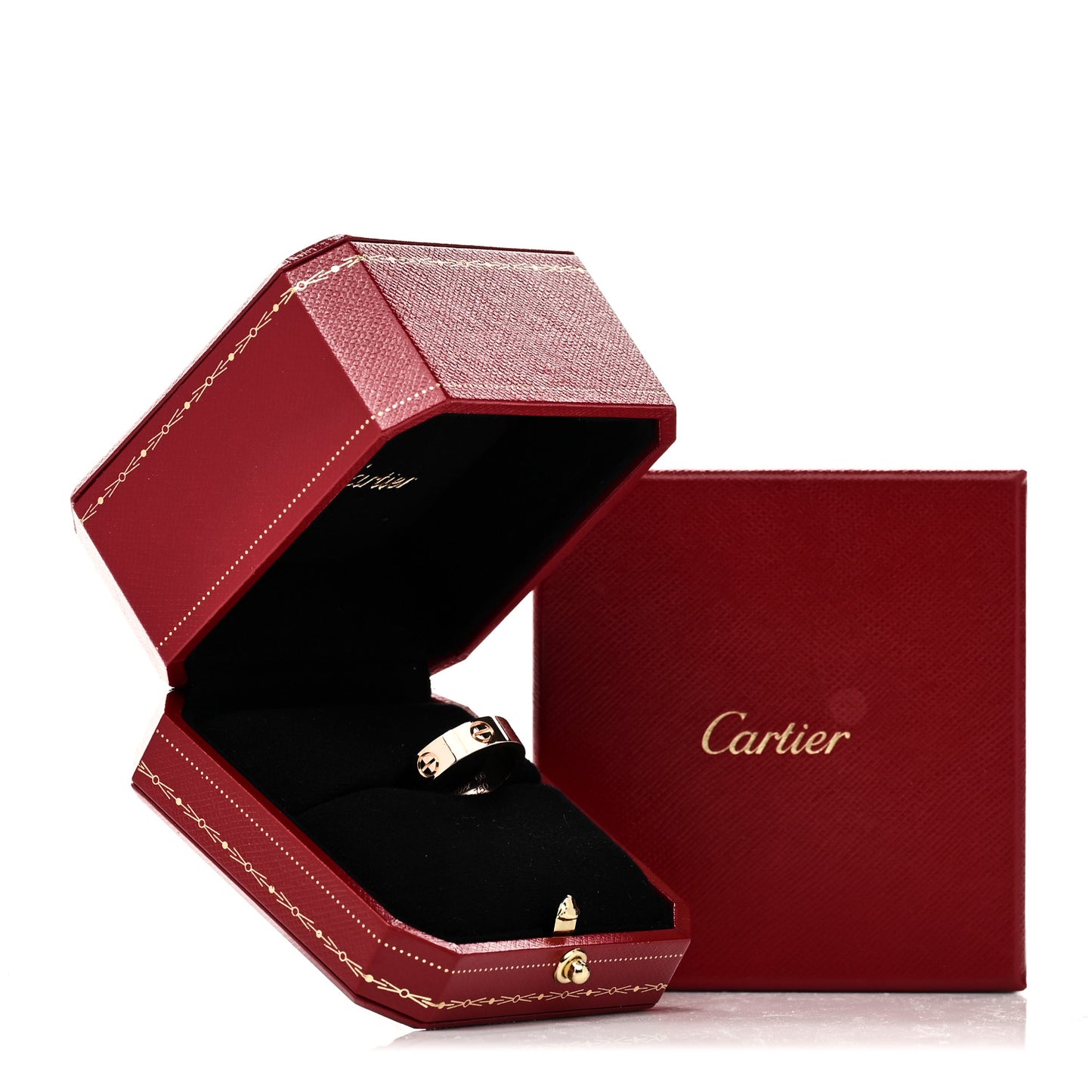 18K Pink Gold 5.5mm LOVE Ring 56 7.5