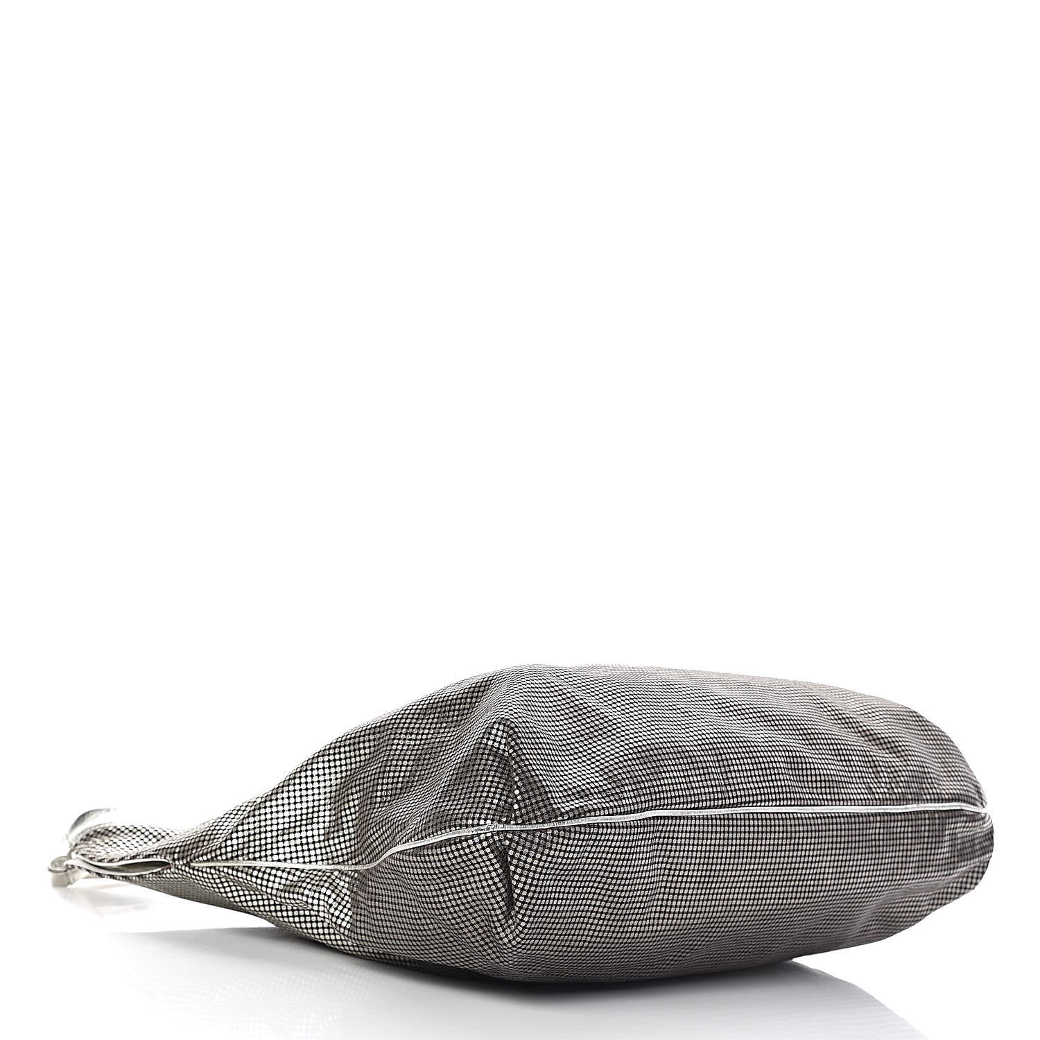 Chanel Metallic Perforated Lambskin Hollywood Hobo Silver 4 of 17