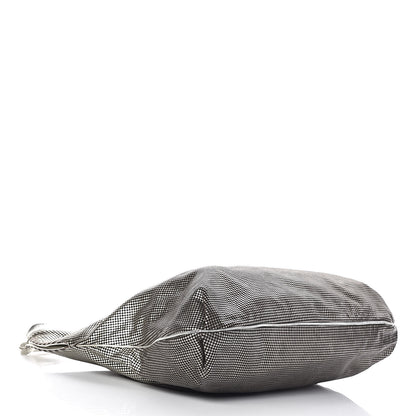 Chanel Metallic Perforated Lambskin Hollywood Hobo Silver 4 of 17