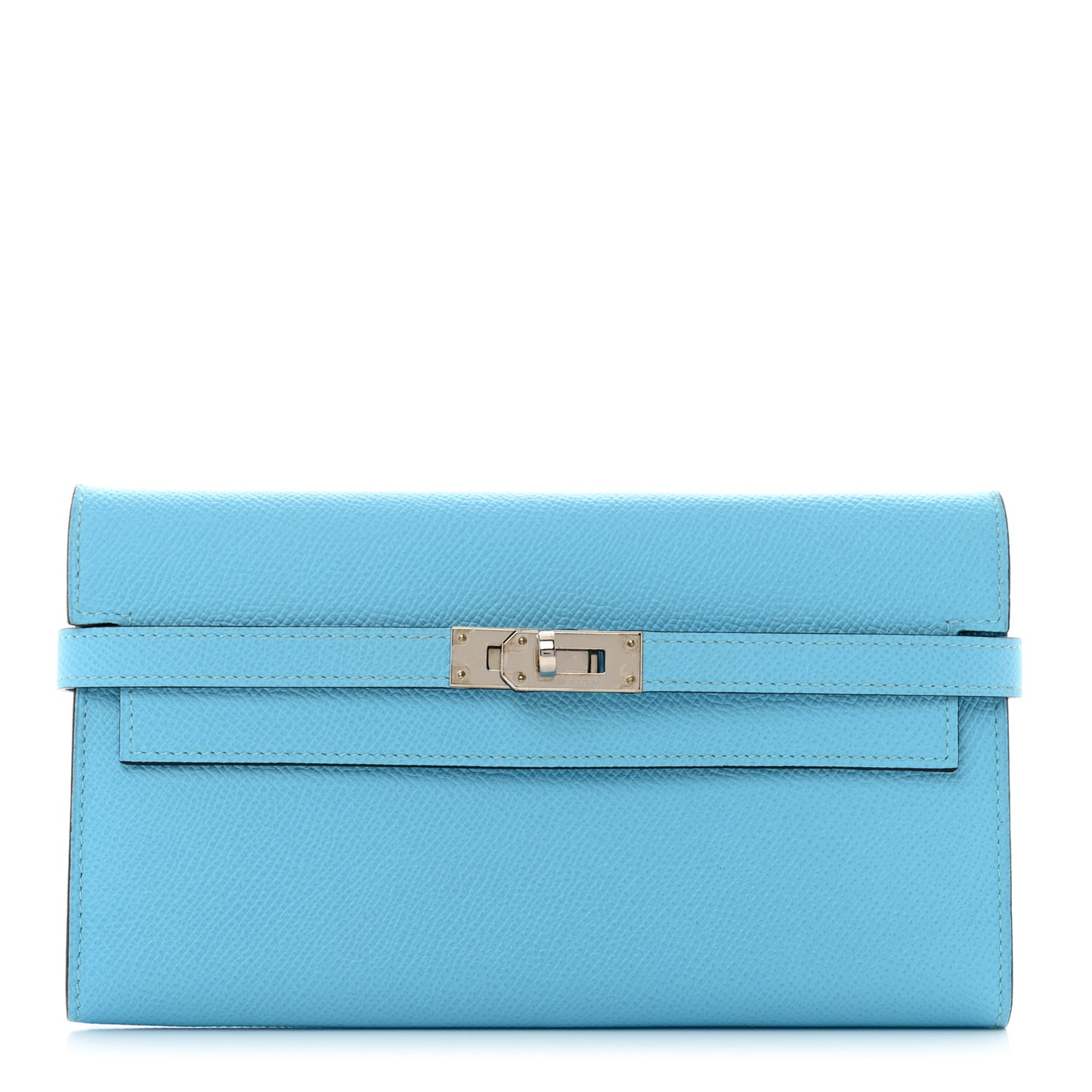 Epsom Kelly Longue Wallet Celeste