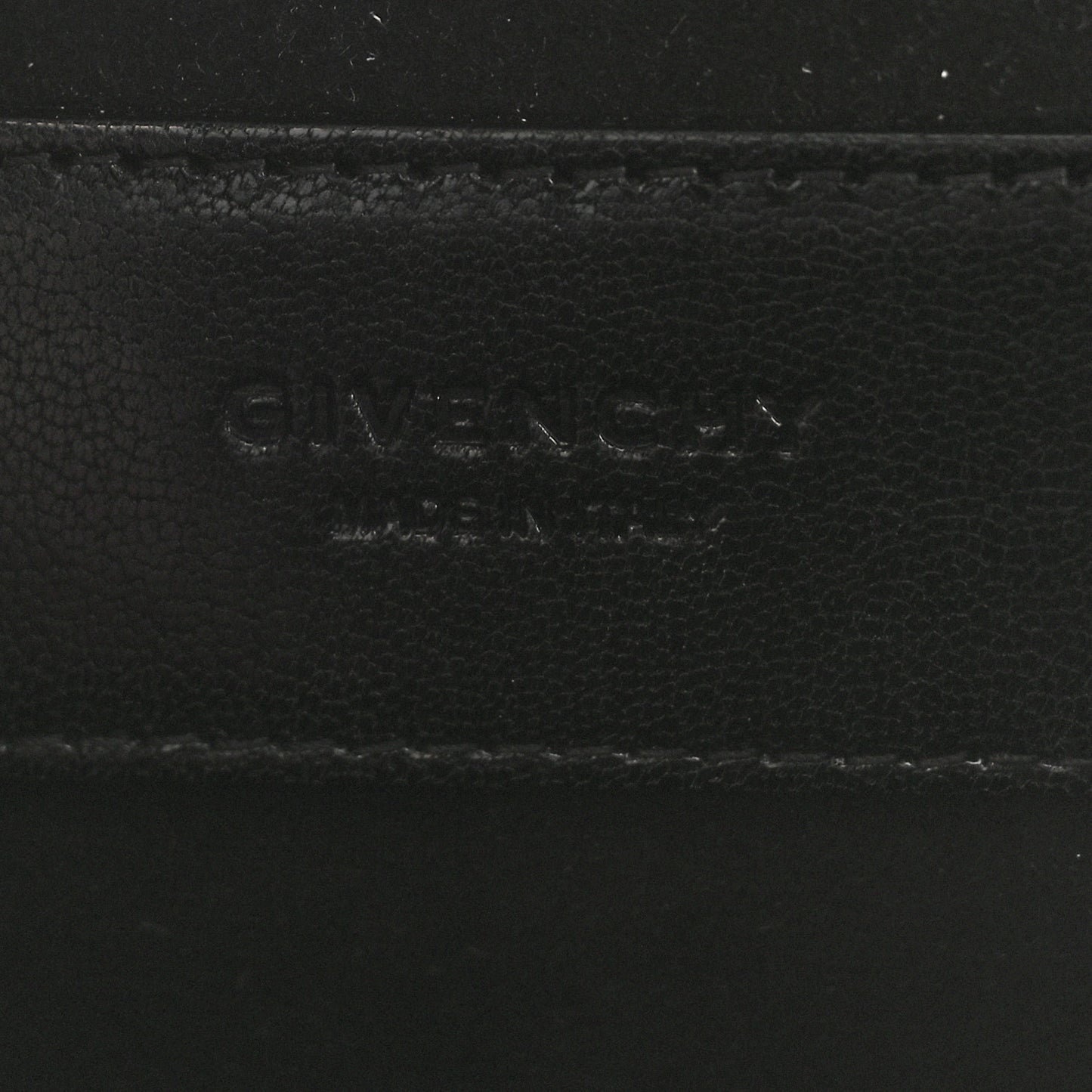 Goatskin Suede Mini GV3 Shoulder Bag Black