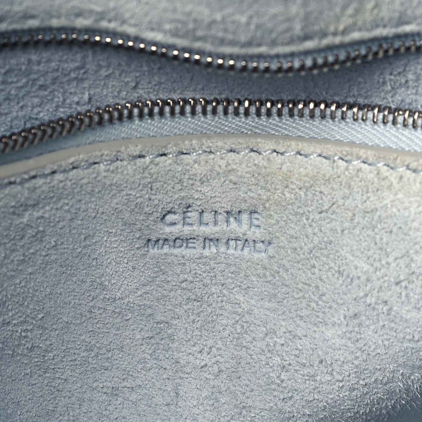 Soft Grained Calfskin Small Sangle Bucket Bag Storm