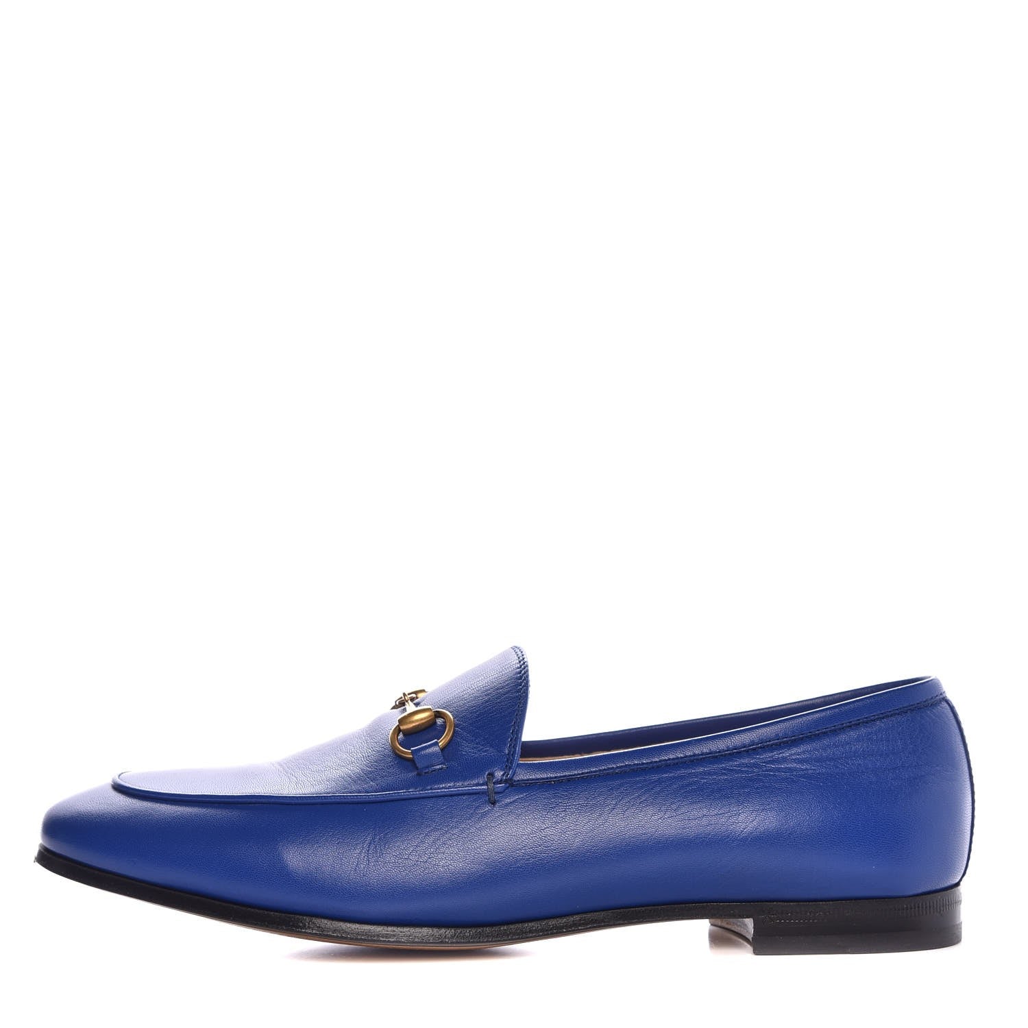 Gucci Malaga Kid Womens Jordaan Loafers 39.5 Electric Blue 1 of 9