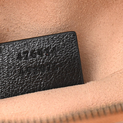 Gucci Vintage Effect Calfskin Matelasse Diagonal Torchon GG Marmont Belt Bag 85 34 Cognac 7 of 13