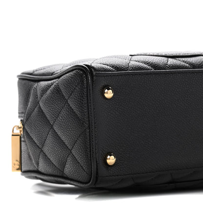 Chanel Caviar Quilted Small Bowler Black 8 of 9