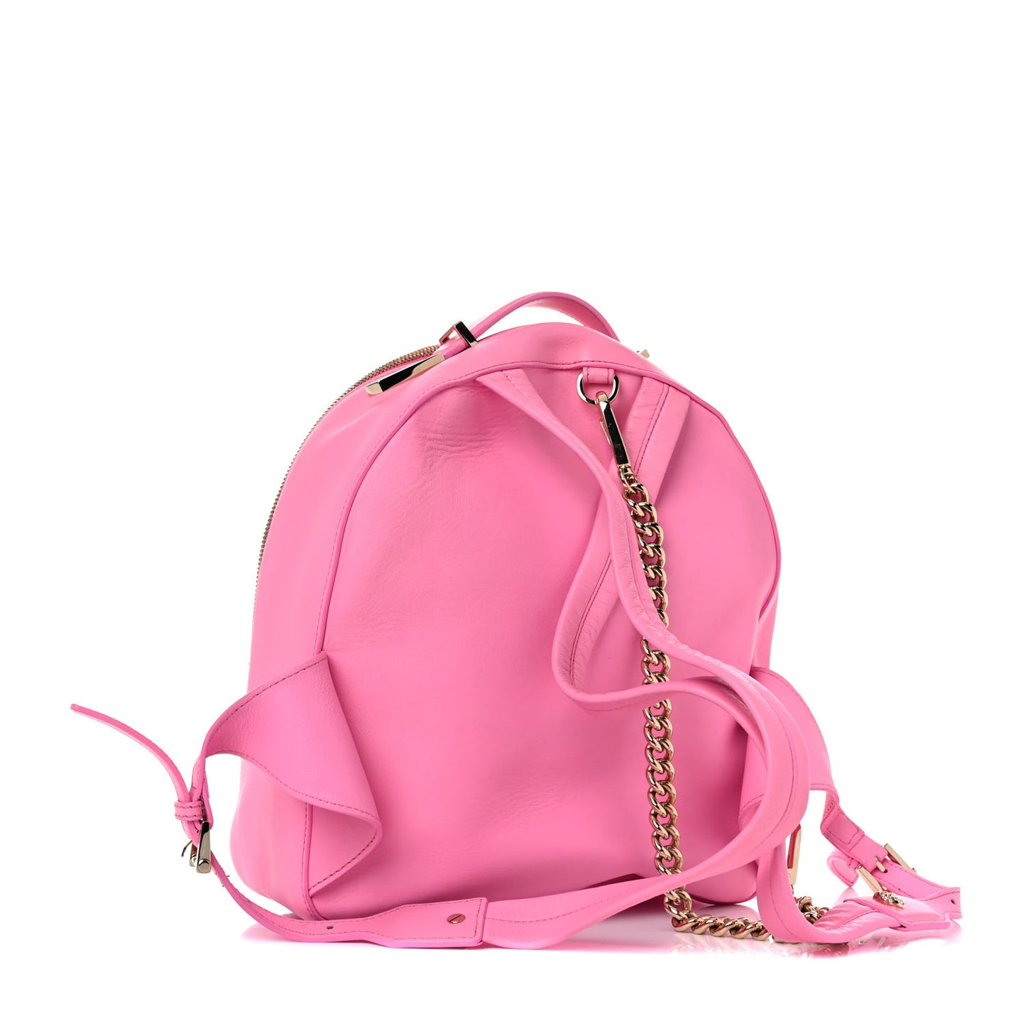 Calfskin Palazzo Medusa Backpack Pink