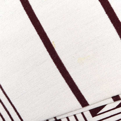 Louis Vuitton Wool Silk Karakoram Scarf Brown White 3 of 6