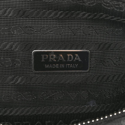 Prada Grace Lux Triangle Shoulder Bag Black 6 of 14