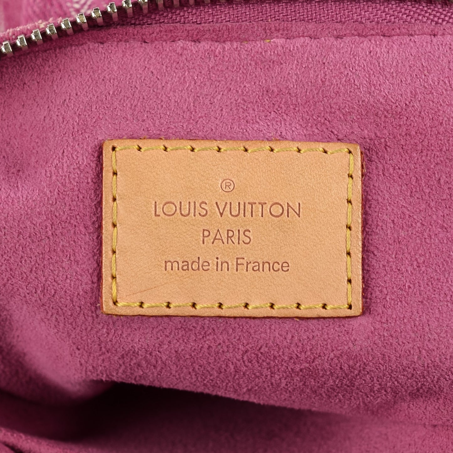 Denim Monogram Baggy GM Fuchsia