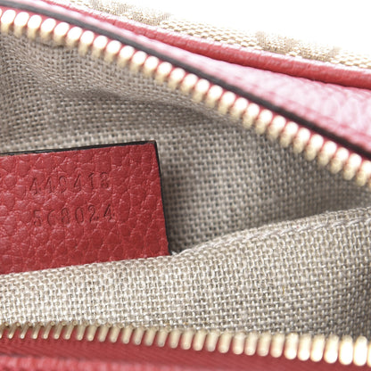 Gucci Monogram Mini Bree Messenger Bag Red 7 of 10