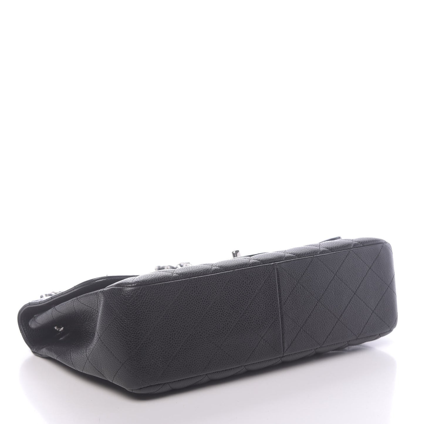 Caviar Quilted Jumbo Single Flap Black