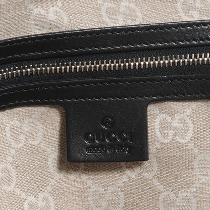 Gucci Washed Leather Medium Soft Stirrup Top Handle Bag Black 7 of 7