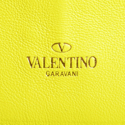 Valentino Garavani Vitello My Own Code Clutch Yellow Fluo 6 of 8