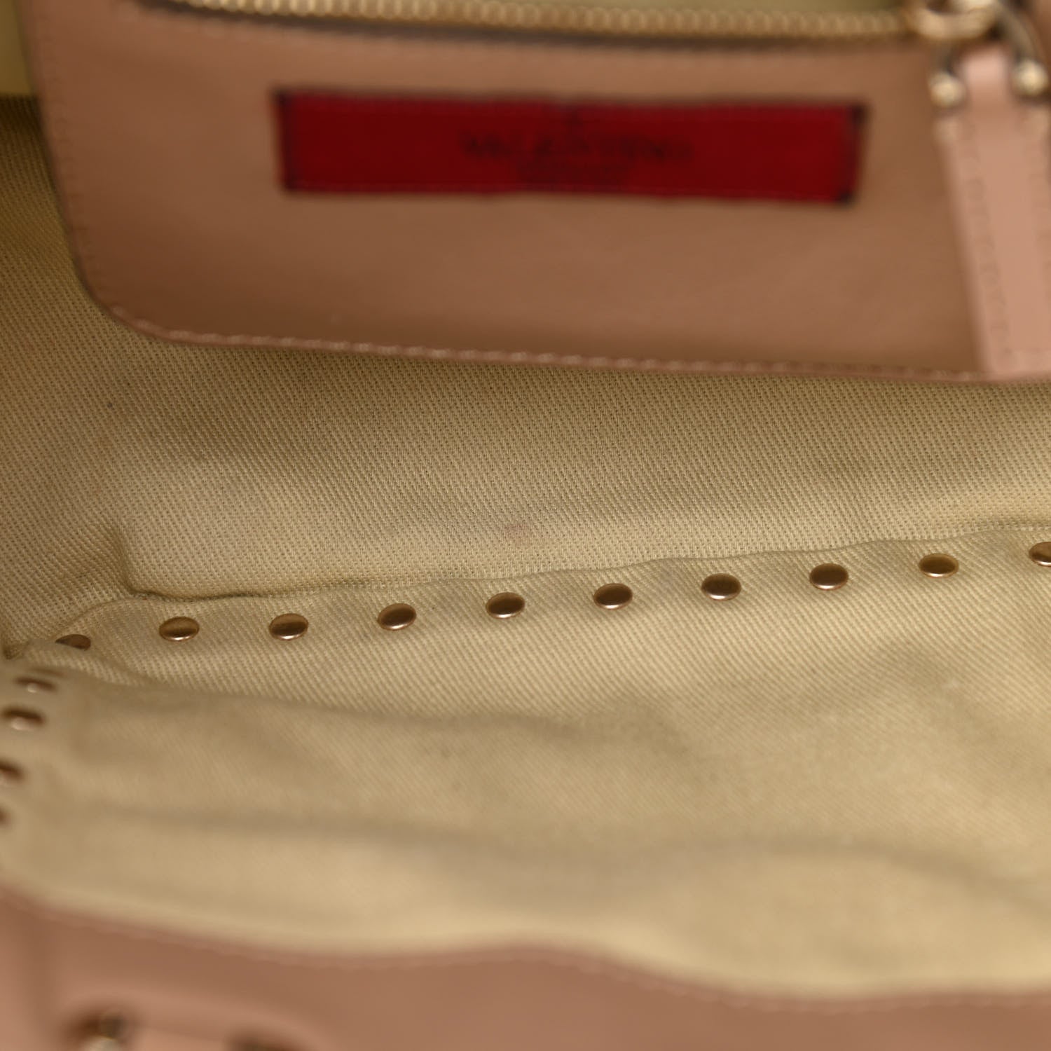 Valentino Garavani Vitello Mini Rockstud Tote Alpaca 11 of 11