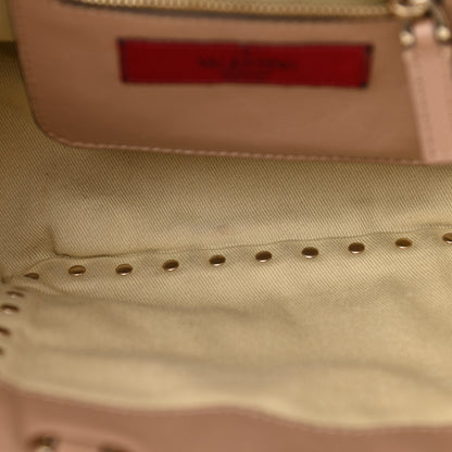 Valentino Garavani Vitello Mini Rockstud Tote Alpaca 11 of 11