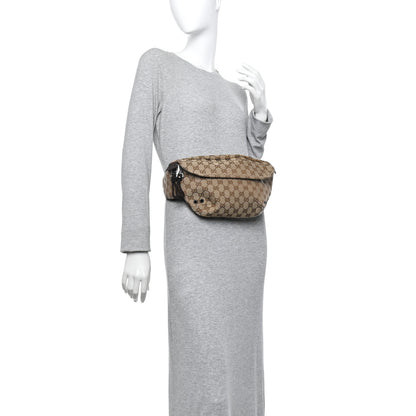Gucci Monogram Large Belt Bag Beige Dark Brown 2 of 9