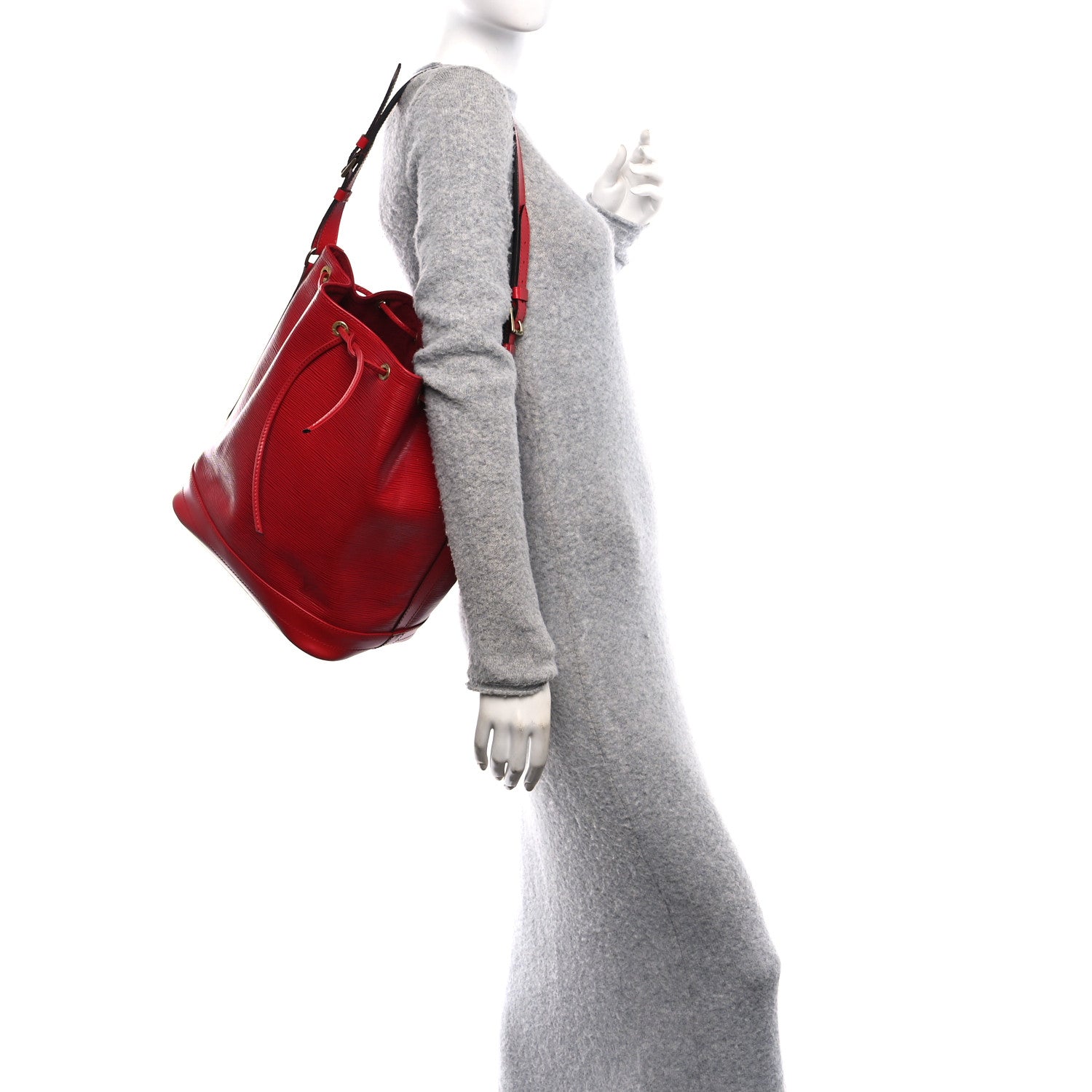 Louis Vuitton Epi Noe Castillan Red 2 of 10