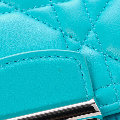 Christian Dior Lambskin Cannage Miss Dior Promenade Pouch Mer Du Sud 9 of 9