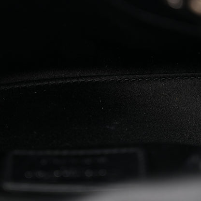 Christian Dior Satin Crystal Cannage Mini Lady Dior Black 8 of 25