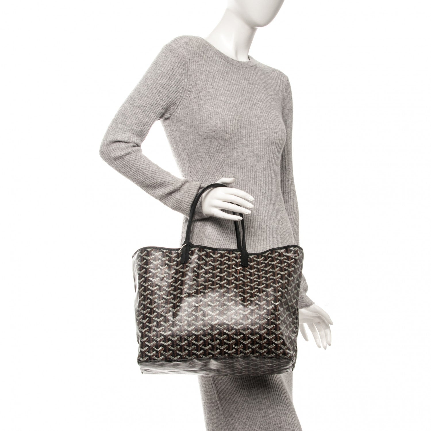 Goyard Goyardine Saint Louis PM Black 2 of 7