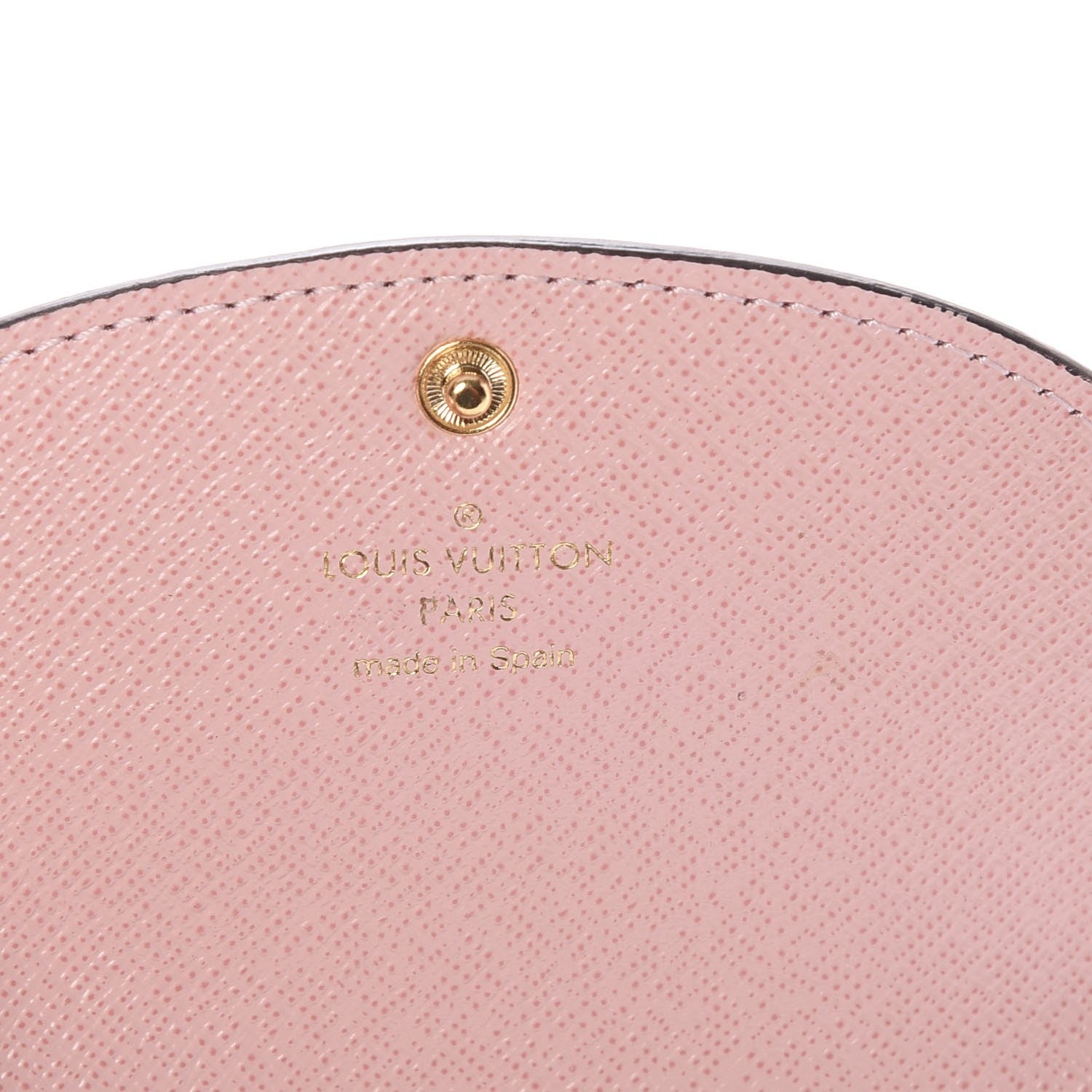 Louis Vuitton Damier Ebene Rosalie Coin Purse Rose Ballerine 6 of 8