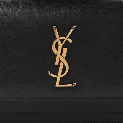 Saint Laurent Calfskin Monogram Sunset Chain Wallet Black 7 of 9